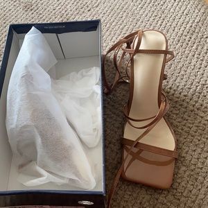 Brand new brown heels
